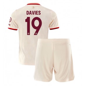 Bayern Munich Alphonso Davies #19 Tredje Kläder Barn 2024-25 Kortärmad (+ Korta byxor)